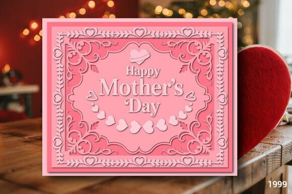 Download Mother’s Day Ornate Frame Card SVG 1999 - 1999 Collection
