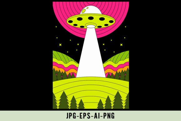 Download Retro Futuristic UFO Abduction - Abduction Collection