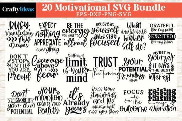 Download Motivational SVG Bundle - Motivational svg Collection