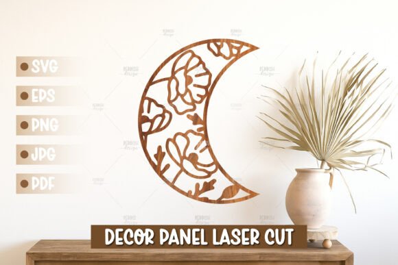 Download Moon Wall Art SVG, Baby Room Decor - Room decor Collection