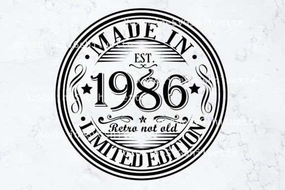 Download 38th Birthday Svg Born in 1986 Svg - 1986 Collection